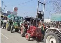 किसान आंदोलन के 5वें दिन हरियाणा में ट्रैक्टर मार्च